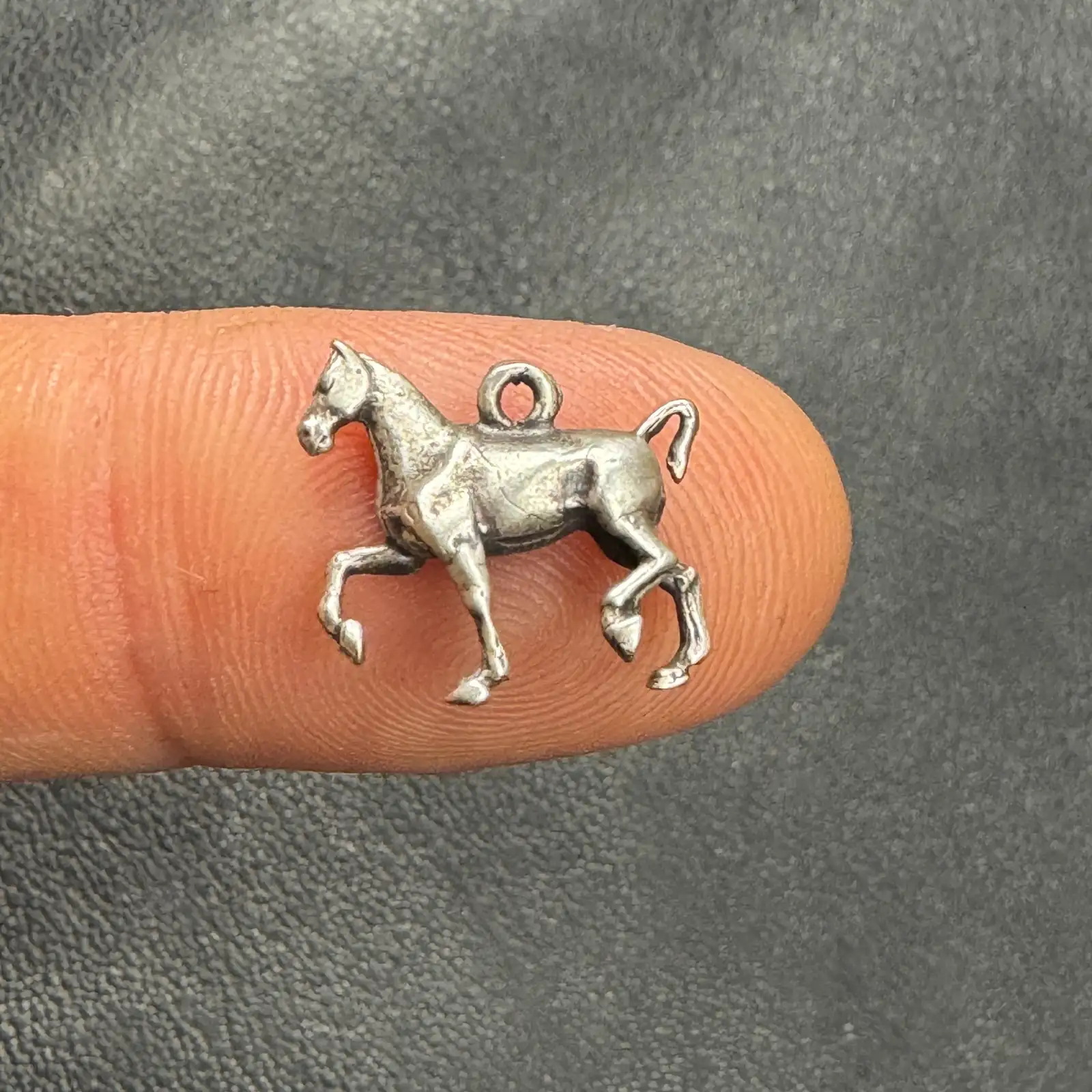 Little Horse Charm. Sterling Silver