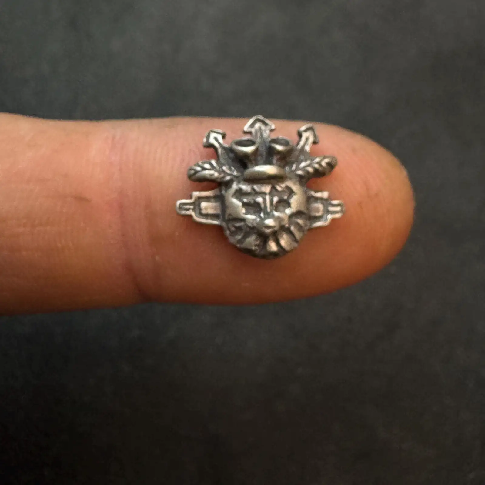 Katchina Head Casting. Sterling Silver
