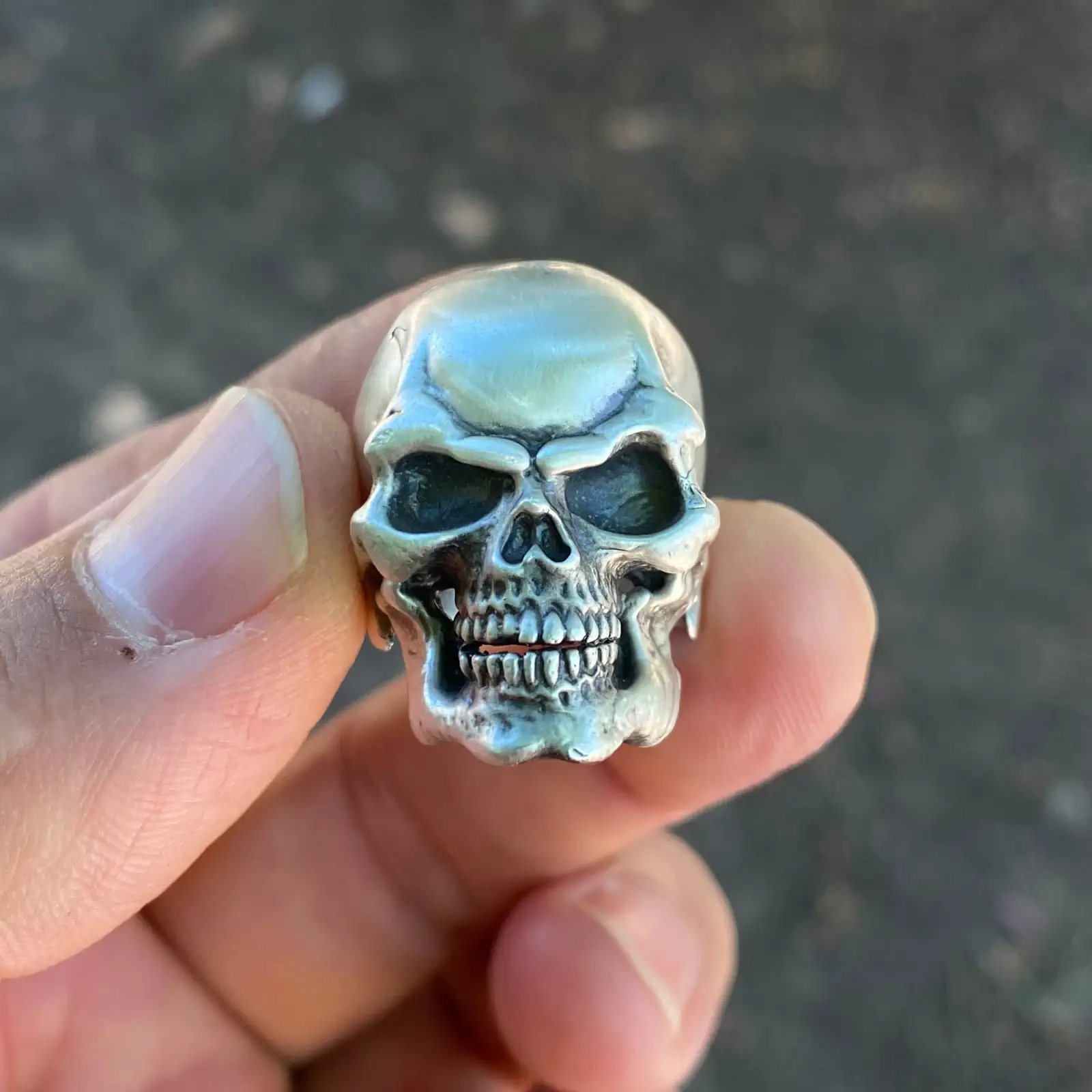 Sterling Silver Skull Ring