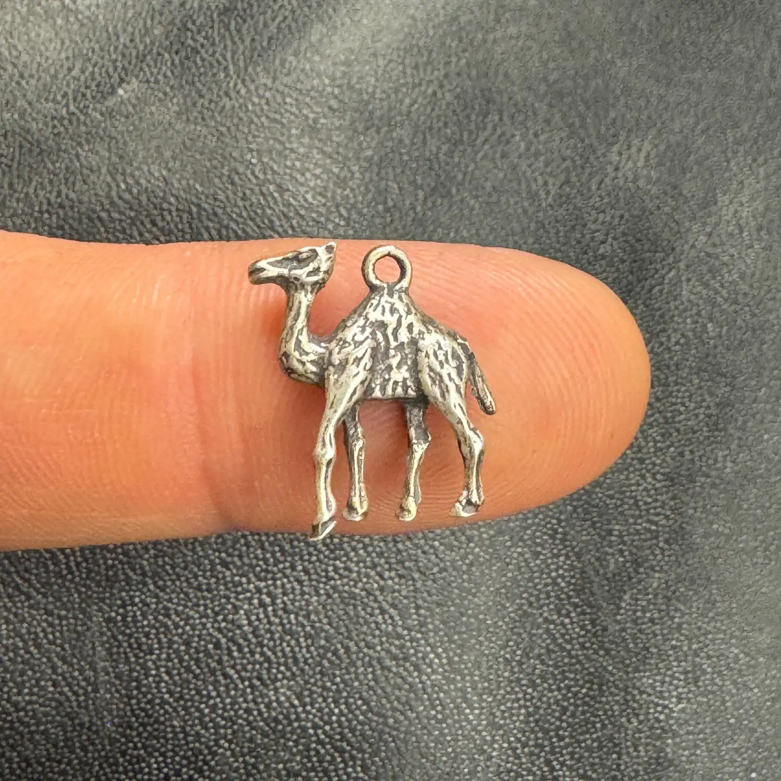 Little Camel Charm Casting. Sterling Silver