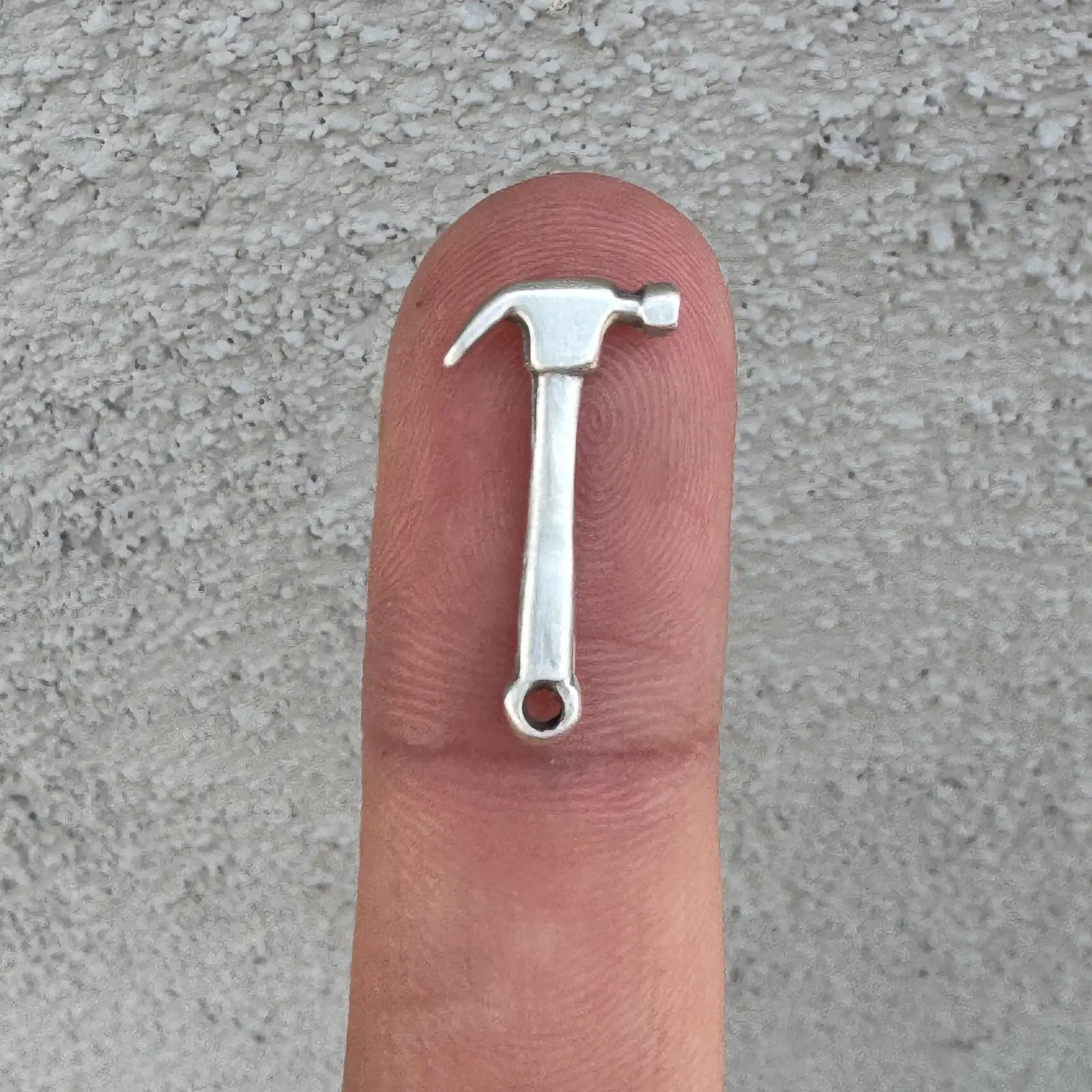 Hammer Charm. Sterling Silver