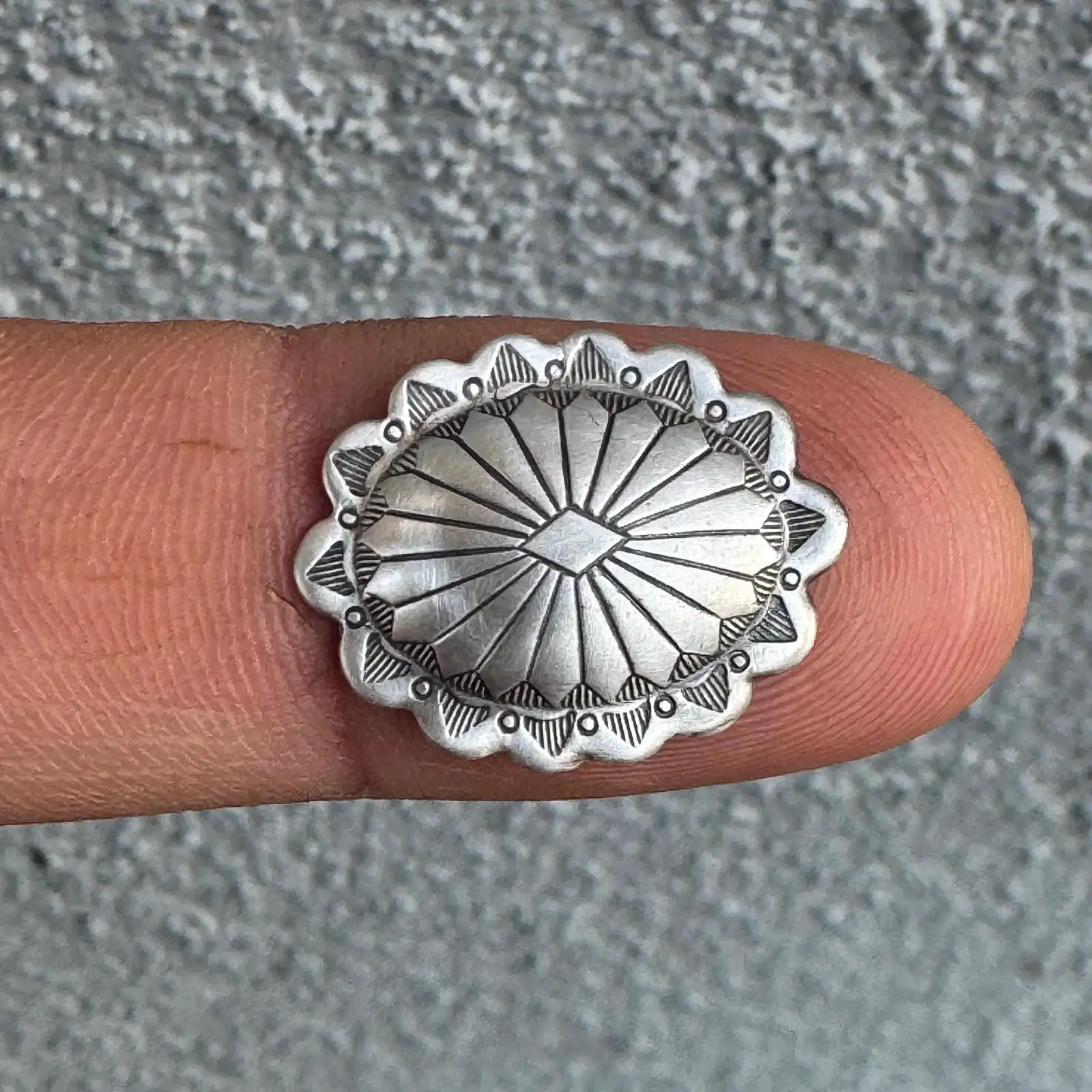 Concho Casting 001. Solderable Adornment
